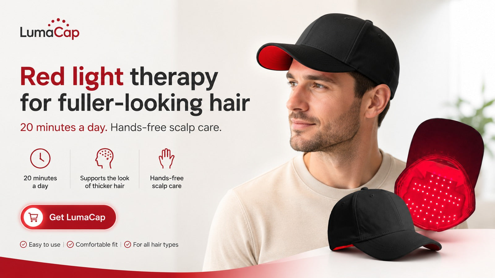 LumaCap product banner